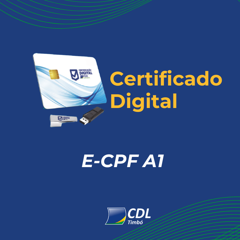 E-CPF A1 - 1 ANO